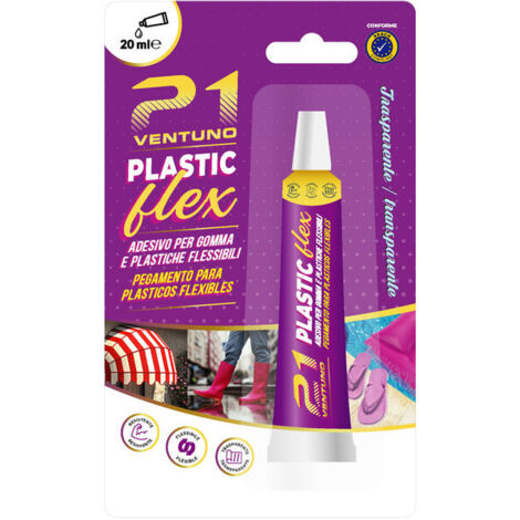 TUBETTO COLLA PLASTIC FLEX 21 PLASTICA FLESSIBILE TUBETTO 20 mg OFFERTA (1/2)