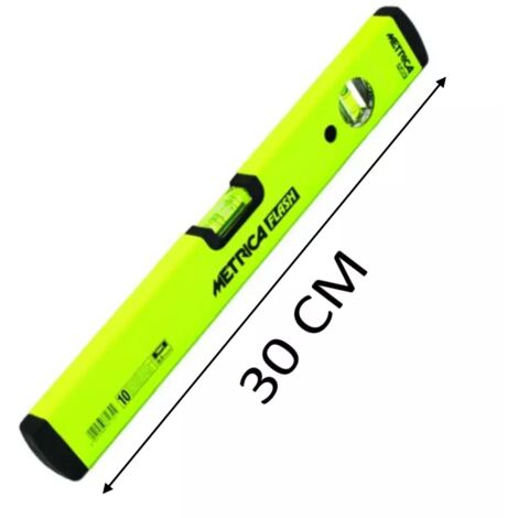 LIVELLA METRICA FLASH GIALLA 2 FIALE CM.30 -PROMO-