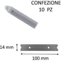 CONFEZIONE 10 LAME PER RASCHIETTO TOGLIPARATI