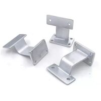 SUPPORTO GPB CORRIMANO QUADRO CROMO SATINATO
