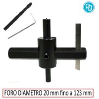 FORALASTRA PER METALLI FORO DA DIAMETRO 20 MM FINO A 123 MM