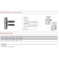 CERNIERA ANUBA SFS ART.20 CROMATO NS20CR D.13 MM. ZINCATO