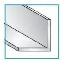 PROFILO ANGOLARE IN ALLUMINIO ANODIZZATO IN BARRE DA 2 METRI 10 mm x 10 mm - SPESSORE 1 mm
