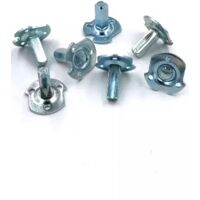 PIASTRINA TONDA D.32 CON QUADRO 8X25 mm