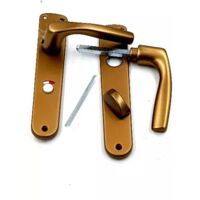 MANIGLIA GPB GABRY PLACCA WC 8X70 ALLUMINIO BRONZO