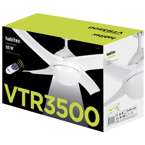 Ventilador de techo VTR-4000 con luz Habitex