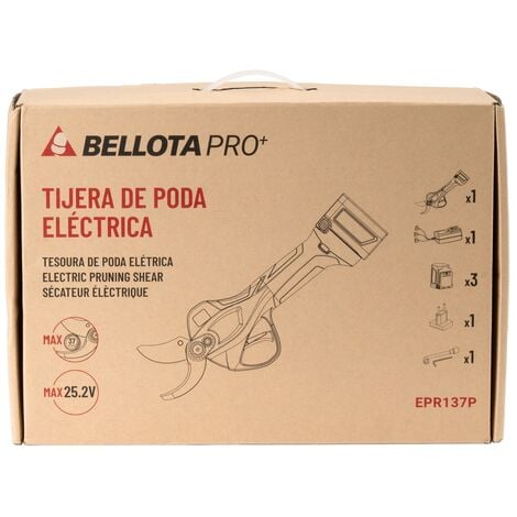 BELLOTA TIJERA PODAR 3 BATERIAS CARGADOR PRO+ 32MM 