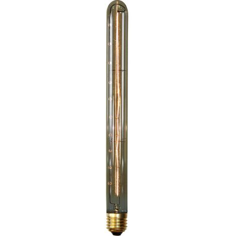 Bombilla Edison Tube Long Transparente - Latón, Vidrio, Metal