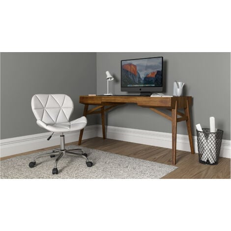 Silla giratoria de altura ajustable para oficina en casa con base de metal  dorado, silla de escritorio giratoria, silla de lectura, sillón para sala