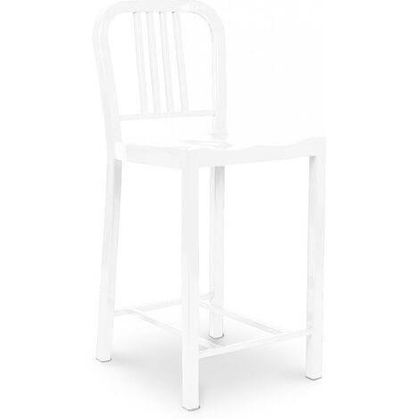 Taburete de Diseño con Respaldo - 60cm - Jadon