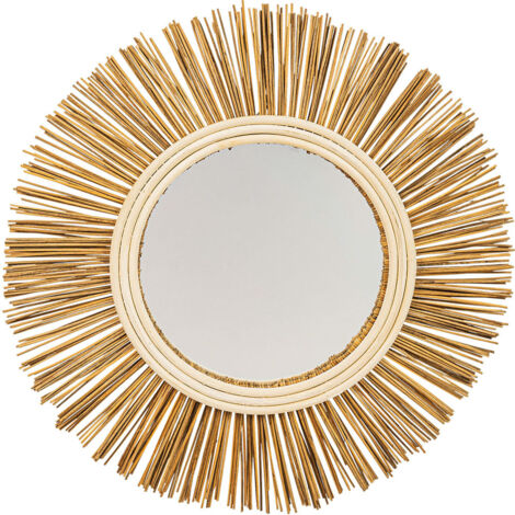 Espejo de Pared - Diseño Redondo Boho Bali (60 cm) - Loi