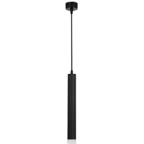 Lámpara de Techo de Tubo - Lámpara Colgante LED - Negro - Bruna