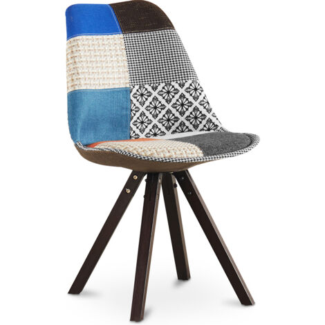 Silla de Comedor - Tapizada en Patchwork - Pixi (1/5)