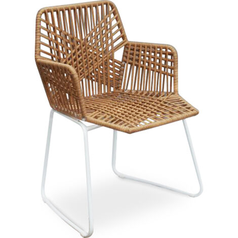 Silla de Comedor de Ratán - Silla de Jardín Diseño Boho Bali - Tale (1/5)