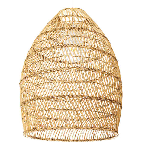 Lámpara de Techo de Ratán - Lámpara Colgante Diseño Boho Bali - 50cm - Puong