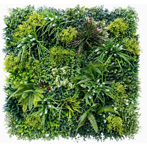 Luxury Mur vegetal artificiel plaque 1mx1m Le plus Haut de Gamme