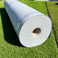Agco – Rouleau de géotextile indéchirable 1.5m x 50m – Épaisseur 300g/m² – Limite repousse des mauvaises herbes – Pour terrasses et allées - 5Mx50M