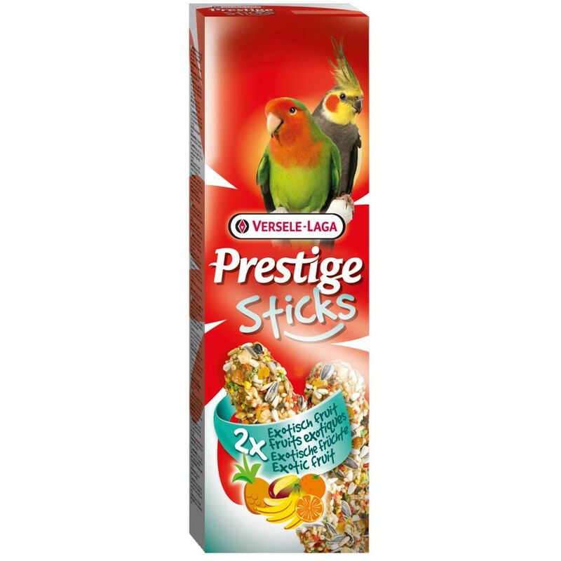 Snack bar Prestige Sticks per pappagalli con frutta tropicale 140 gr  Offerta esclusiva
