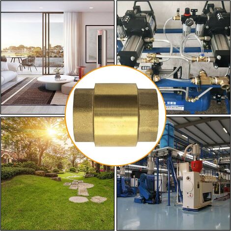 Valvola Di Ritegno A Battente Di Non Ritorno In Ottone Con - Foto 9