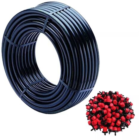 Rain Bird Tubo Per Gocciolamento TYP XFD - Rotolo Da 50 Metri - 16x1,2 Mm - Portata 2,3 L/h - Autopulente E Resistente Ai Raggi UV - 3