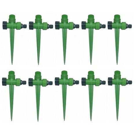 Picchetto porta irrigatore con filetto superiore 1/2" femmina e 3/4" maschio nello stesso prodotto. Confezione da 10 unità. Offerta esclusiva