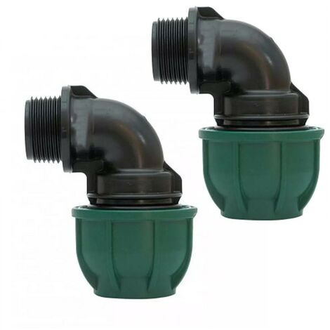 Gomiti In PVC Jardibric 87°30 Maschio-Femmina (32mm) Per Irrigazione E Drenaggio