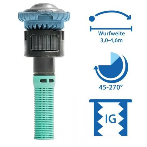Testine rotanti regolabili Rain Bird R-VAN: Nuova Rain Bird R-VAN 14-360 testina multigetto rotante fisso a 360° raggio 4,3 metri