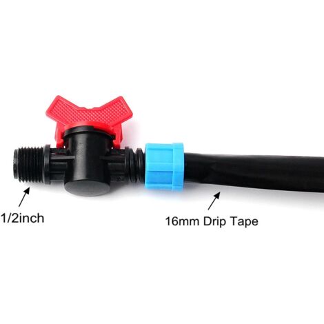 Acquista Layflat valvola per irrigazione a goccia nastro 16mm
