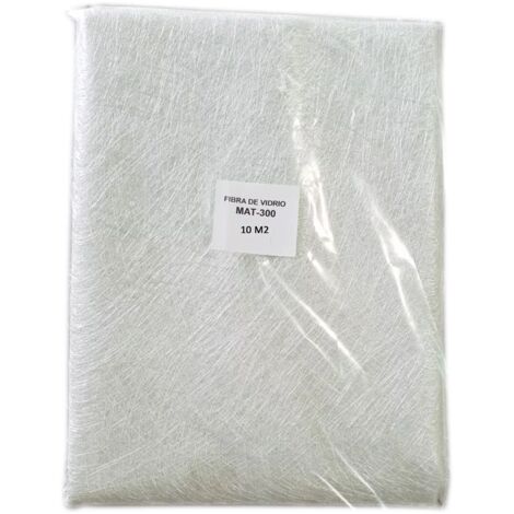 MAT-300 Fibra di vetro (densità 300gr/m2) 10 m2 per riparazioni Offerta esclusiva