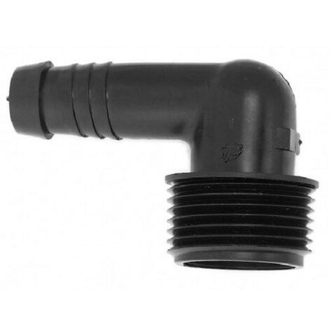 Raccordo A Gomito In Ottone Da 14 Mm Per Tubo Flessibile A 1 - Foto 4