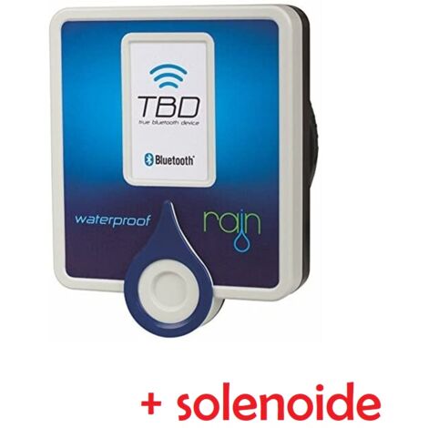 RAIN TBD 1 ZONA PROGRAMMATORE BLUETOOTH A BATTERIA ED ELETTROVALVOLA RN 150 1 9V  OFFERTA ESCLUSIVA