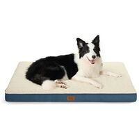 CAMA PERRO ORTOPEDICA AZUL COLCHON LAVABLE CON ESPUMA 51X76X76 CM OFFERTA ESCLUSIVA