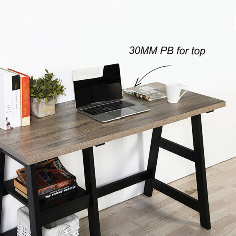 Schreibtisch Regal, Tischregal Mit Würfeln, 94 X 25 X 79 Cm Aufbewahrungsregal Mit 3 Verstellbare Regale 2 Kipp Schutzsets Schreibtischregal Fuer Bue Weiss  D16ca363 A223 570e 8322 0c32a7f84574