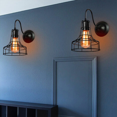 Vintage Wand Leuchten Wasser Rohr Antik Industrie Beleuchtung Retro Lampen Loft 