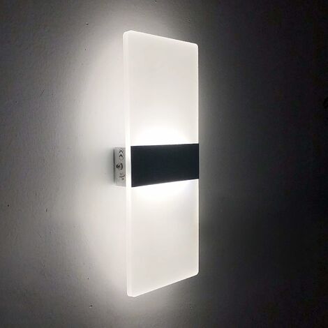 12W Acryl LED Wandleuchte Effektlampe Wandlampe Flurleuchte mit Bewegungsmelder 