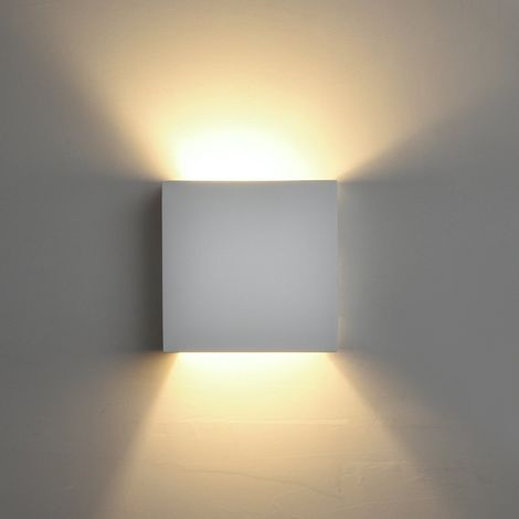 Moderne LED Wandlampe Warmweiß Würfel Kreative Kronleuchter Einfacher Wandleuchte für White Loft Corridor Treppe Schlafzimmer 6W