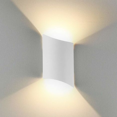 LED Wandleuchte Indoor Up Down Warmweiß 12W LED Deckenleuchte Aluminium Moderne Lampe Wandlampe für Wohnzimmer Schlafzimmer Flur Treppe Badezimmer Weiß