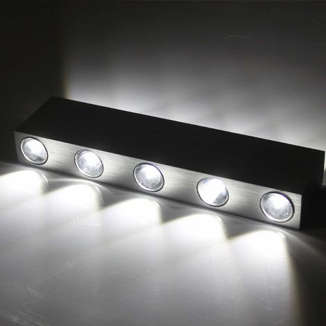 LED-Wandleuchte Heiko Halbrund Wandlampe LED Lampenwelt Gipslampe Flurleuchte 