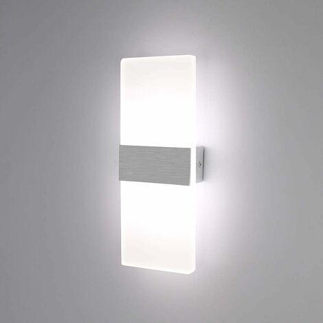 Lightess 6W LED wandleuchte innen Modern Wandlampe Up und Down... 