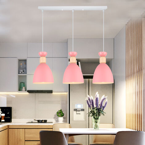 Design Pendellampe Ess Wohn Schlaf Zimmer Küchen Lampen Hängeleuchte Stoff grau 
