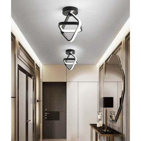 LED Design Decken-Lampe Decken-Leuchte modern Acryl Wohnzimmer Lampe Flur Küche 