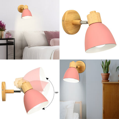 Vintage Zwei Arm LED Wand Lampe E27 Schlafzimmer Nacht