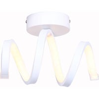 Moderne weiße Acryl Wandleuchte, LED Wandleuchte Kreatives Design Innen Wandlampe für Schlafzimmer, Wohnzimmer 220V 18W Warmweiß