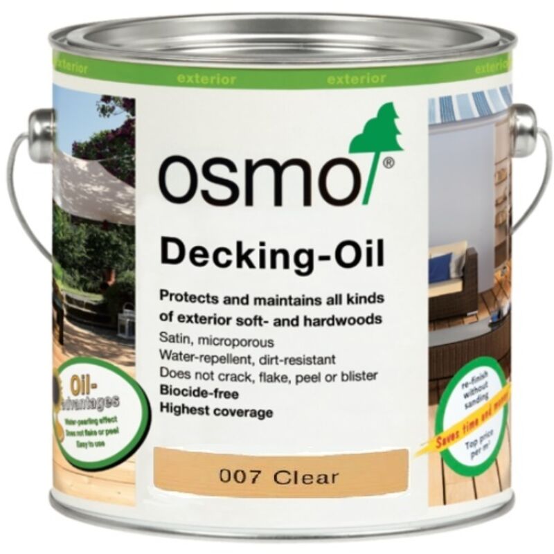 Osmo Concrete Interior Oil Clear Satin 610 - Choose 2.5Ltr Or 0.75Ltr