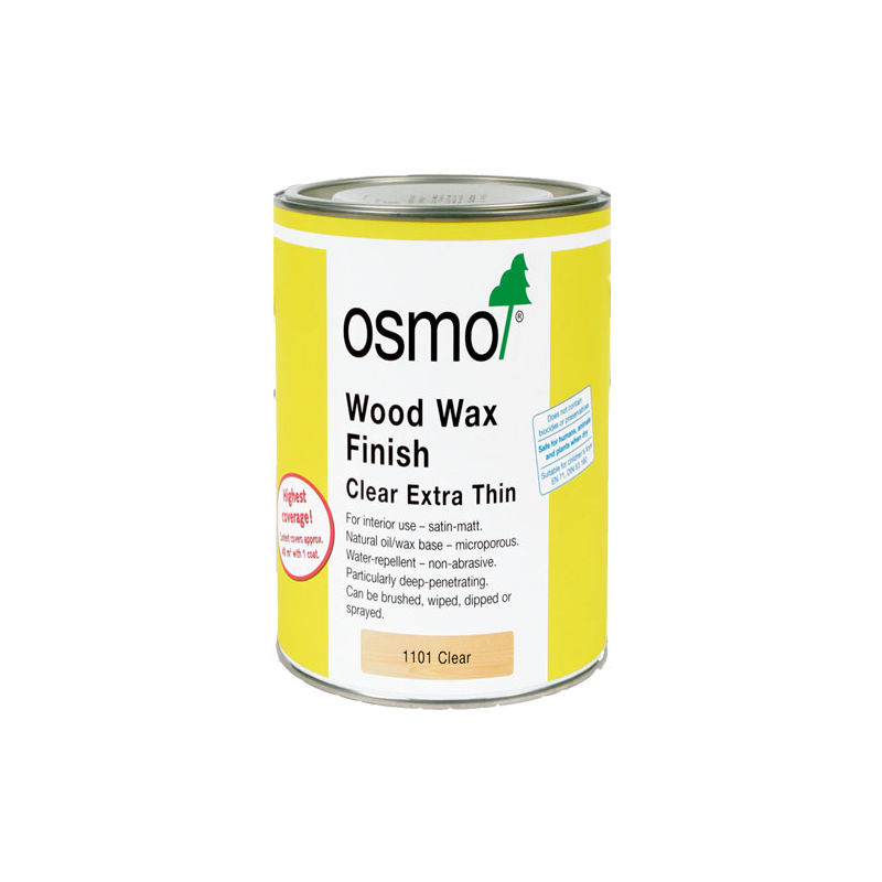 Osmo Woodwax Extra Thin Clear Transparent (1101) - 0.75L