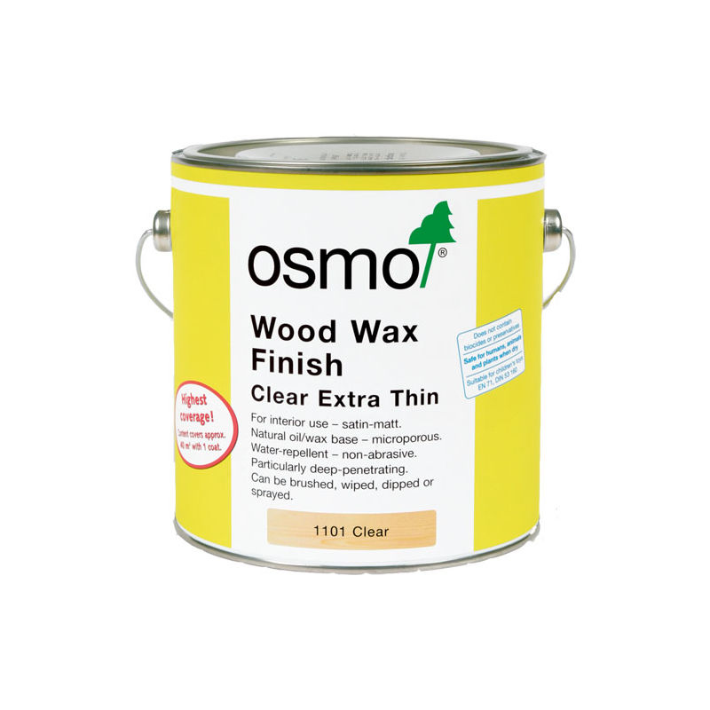 Osmo Woodwax Extra Thin Clear Transparent (1101) - 2.5L