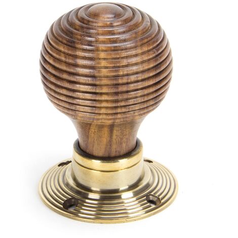 From the Anvil Aged Brass Beehive Mortice/Rim Knob Set : : DIY  & Tools