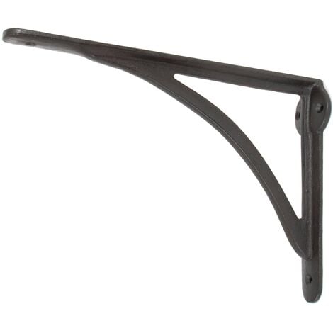 From The Anvil Beeswax 10'' x 7'' Curved Shelf Bracket