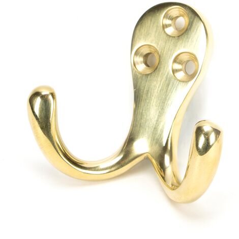 Boat Cleat Wall Hook Polished Solid Brass Nautical Door Robe Coat Towel  Hanger 