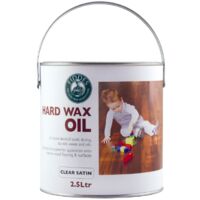 Fiddes Hard Wax Oil - Clear - Satin 2.5 Litre